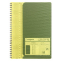 Comix Diamond Translucent PP Cover Dot Grid Spiral Bound Notebook